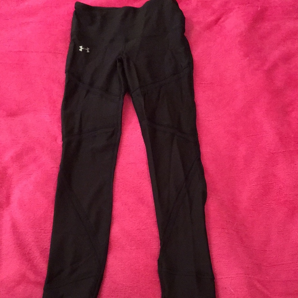 Under Armour Black Leggings Stretchy Athletic Wear